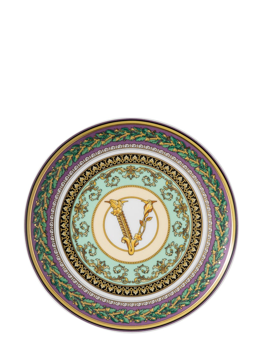 ROSENTHAL MEETS VERSACE    BAROQUE MOSAIC FLAT PLATE 17 CM