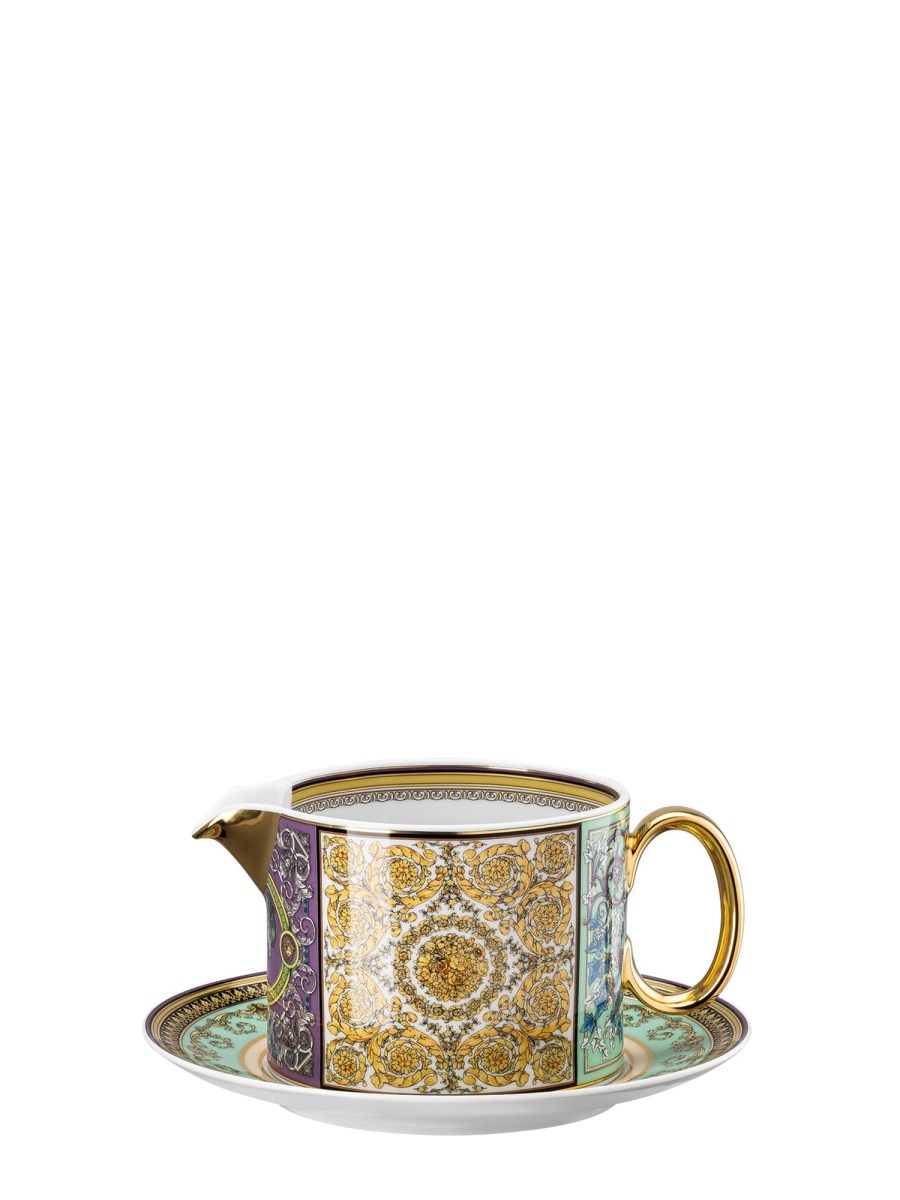 ROSENTHAL MEETS VERSACE    BAROQUE MOSAIC GRAVY BOAT