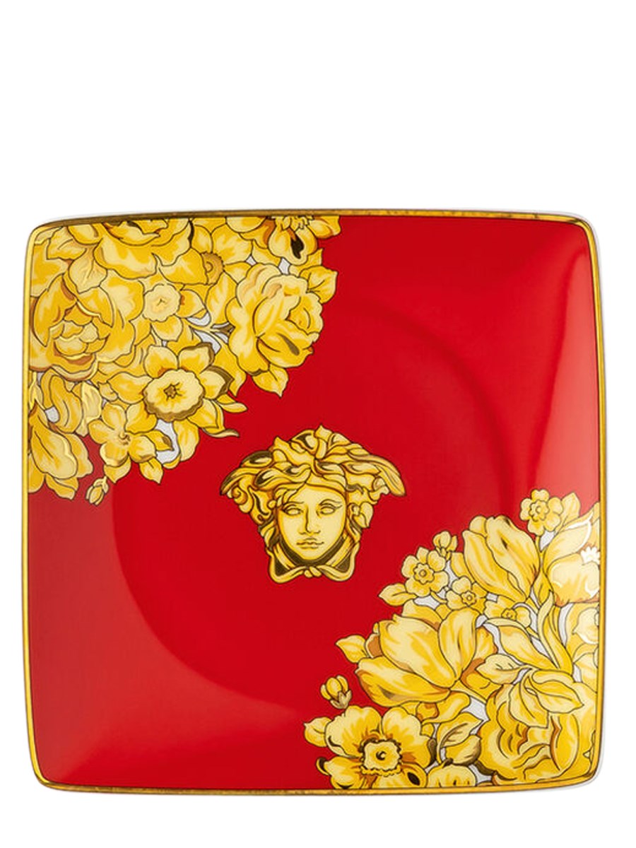 ROSENTHAL MEETS VERSACE    MEDUSA RHAPSODY FLAT SQUARE CUP 12 CM