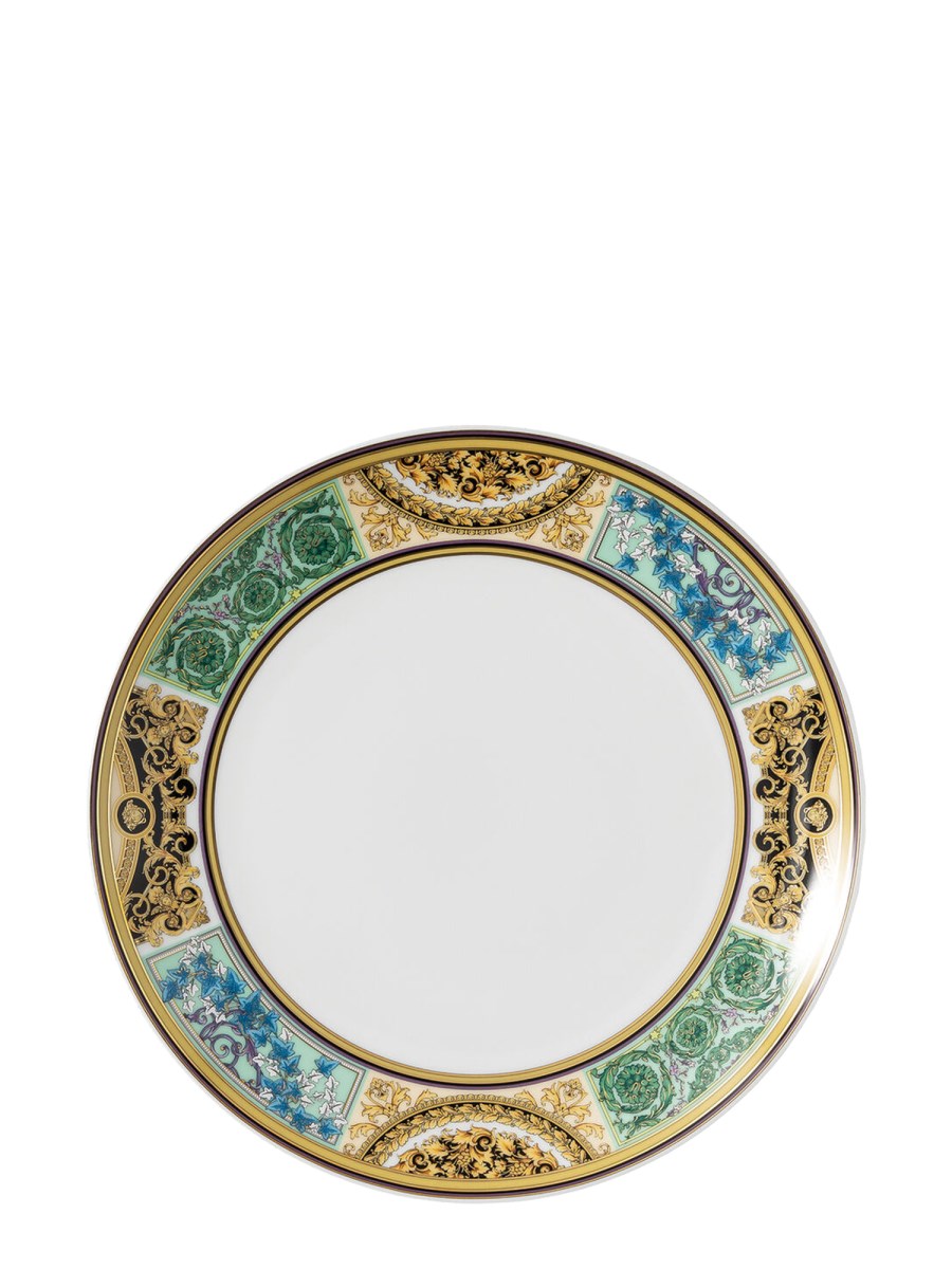 ROSENTHAL MEETS VERSACE    MOSAIC BAROQUE PORCELAIN FLAT PLATE 21 CM