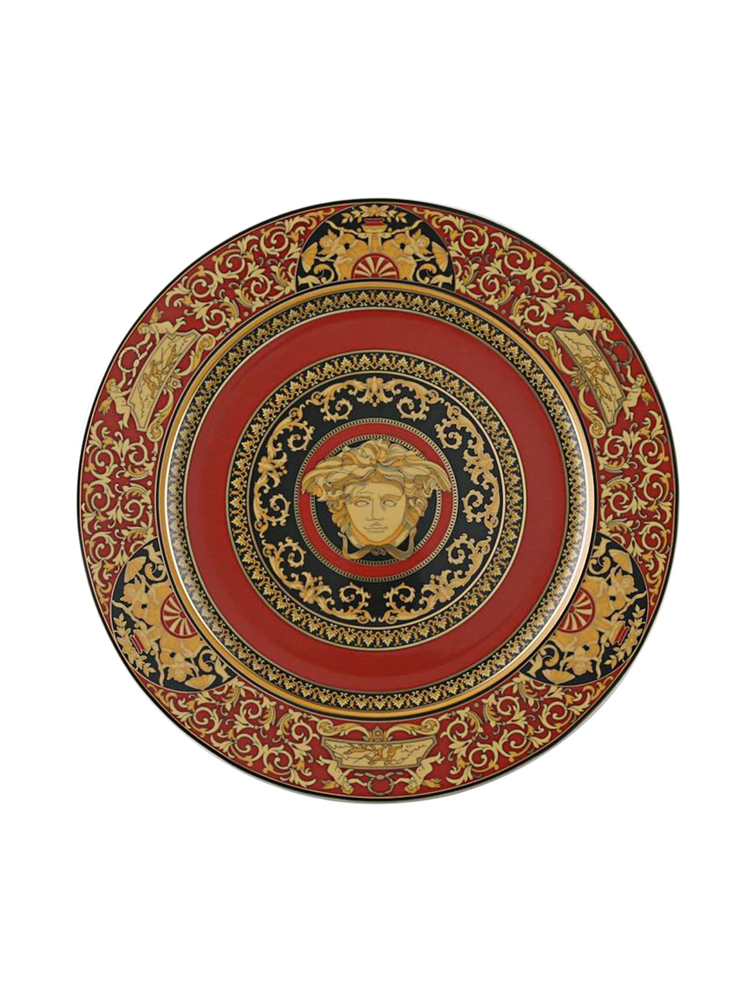 ROSENTHAL MEETS VERSACE    PLACE CARD PLATE 30 CM IKARUS MEDUSA