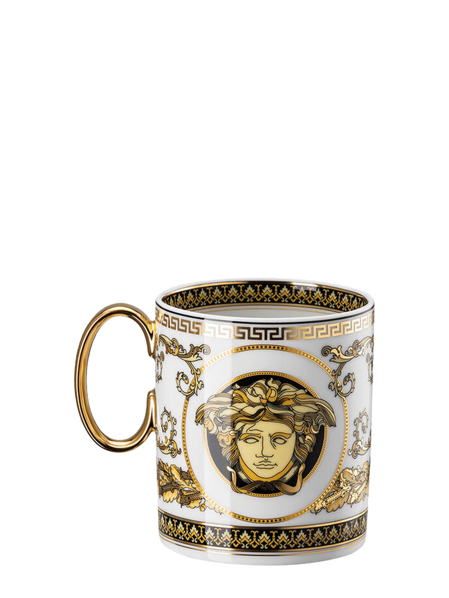 ROSENTHAL MEETS VERSACE    VIRTUS ALPHABET A PORCELAIN MUG