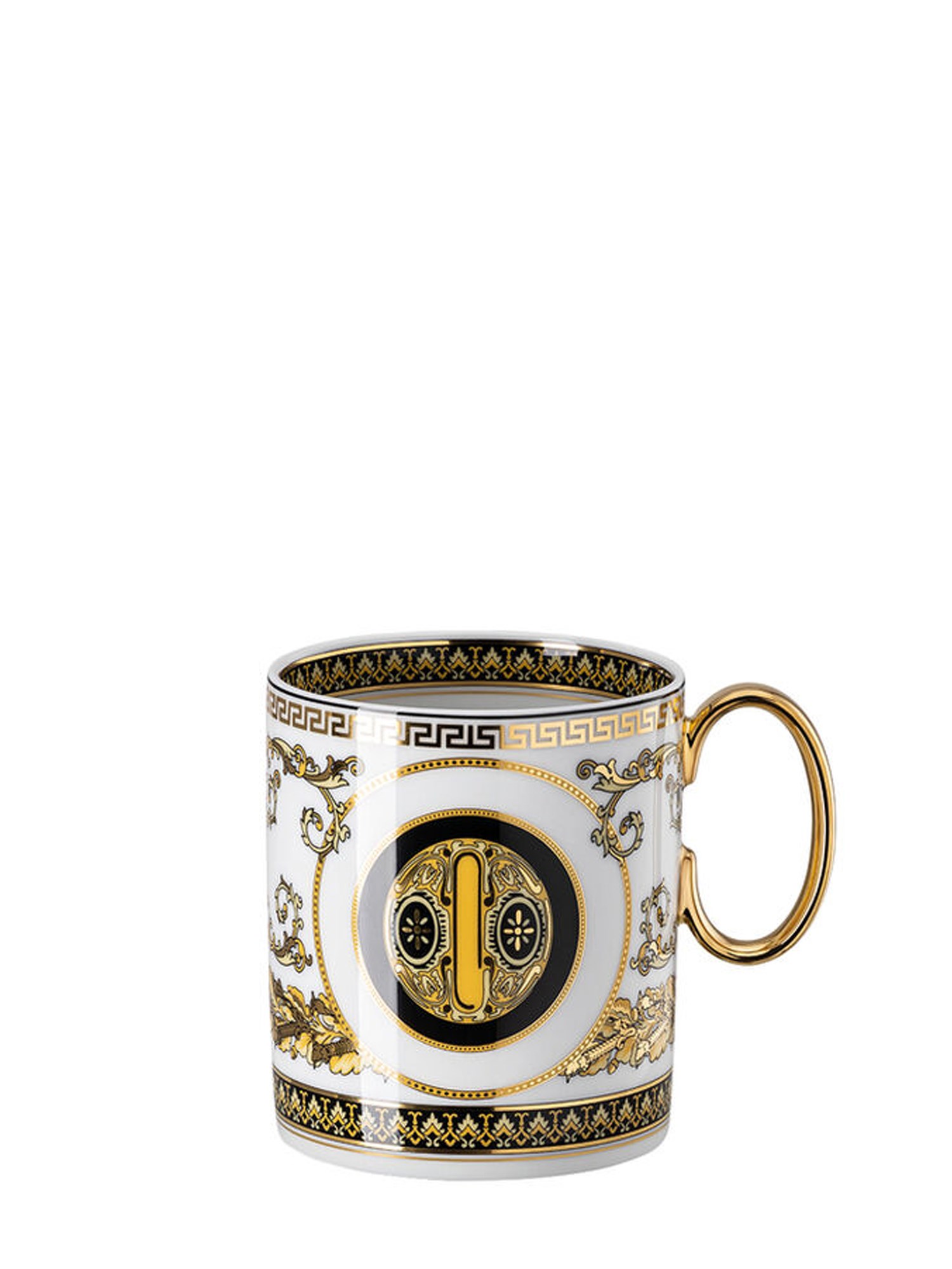 ROSENTHAL MEETS VERSACE    VIRTUS ALPHABET PORCELAIN MUG O