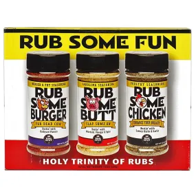 Rub Some OW89065-16 Fun Pack BBQ Rub, 19-oz pack of 3