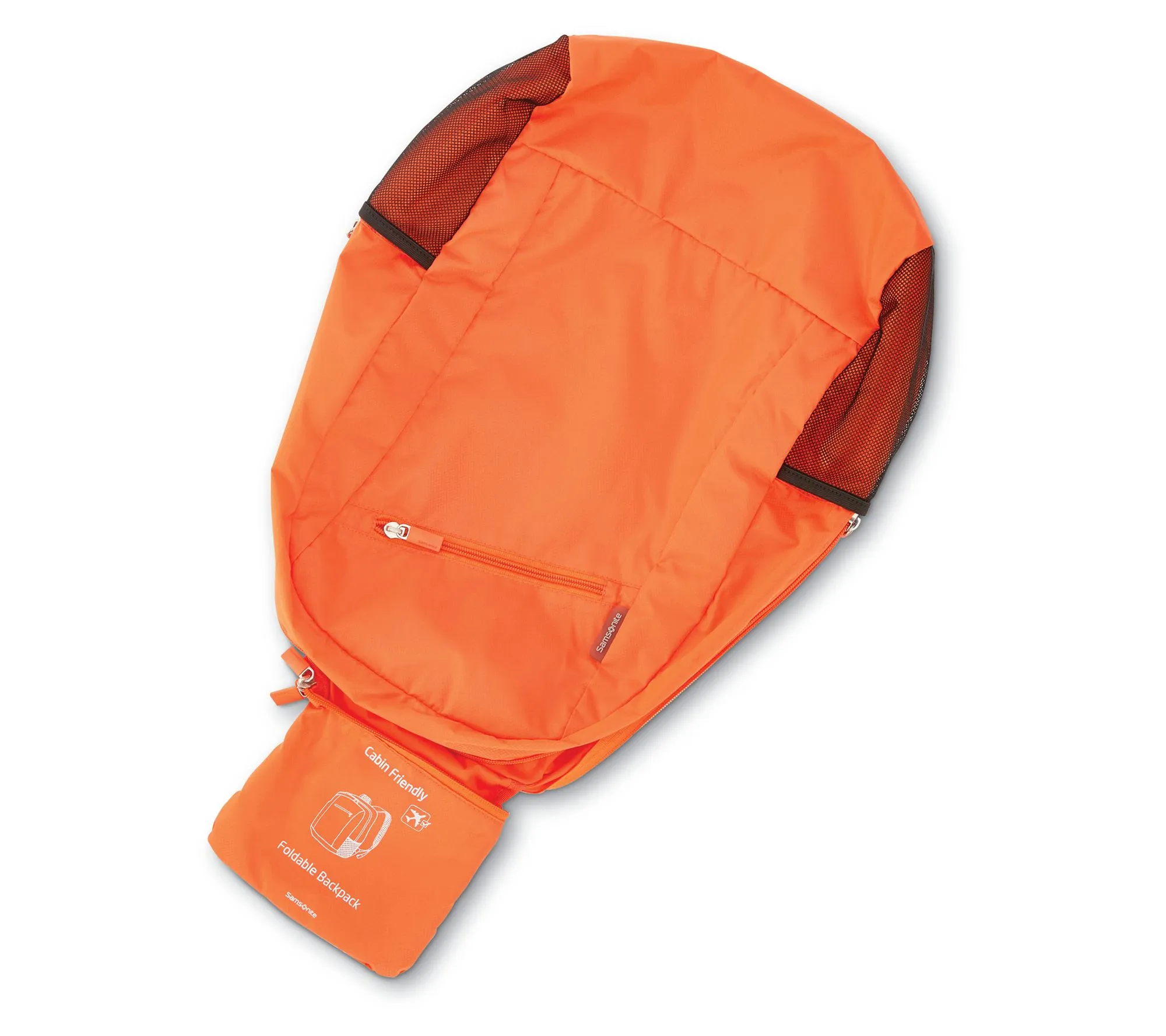 Samsonite Orange Foldaway Backpack