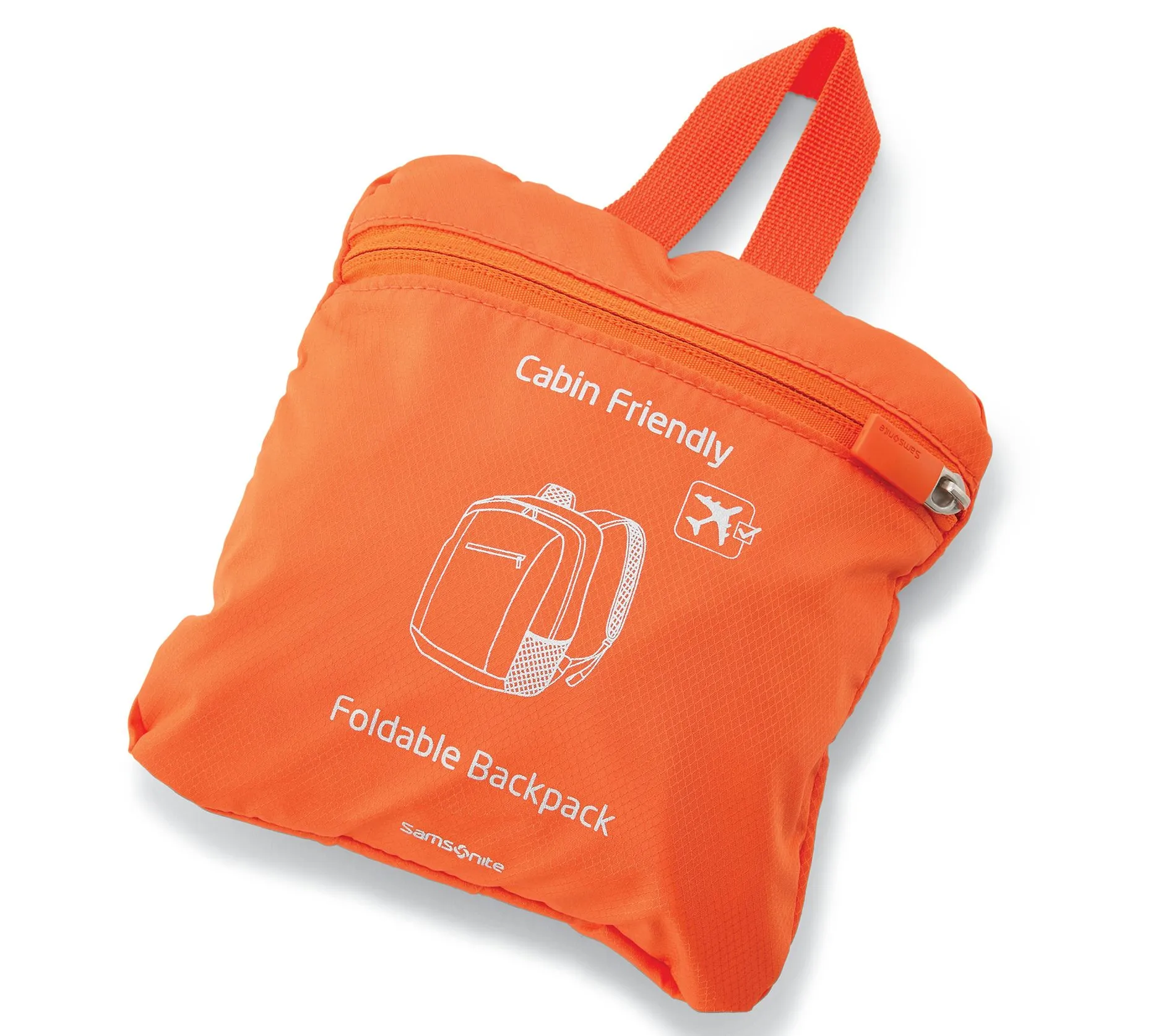 Samsonite Orange Foldaway Backpack