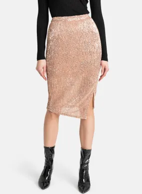 Sequin Stretch Skirt