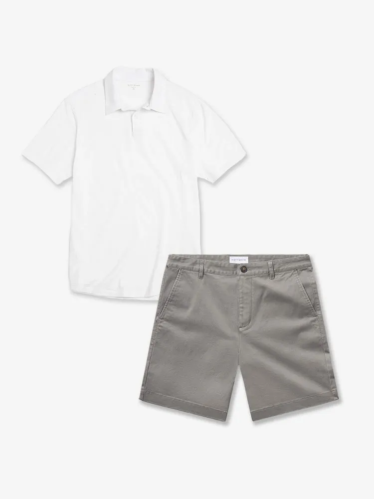 Set 19: 1 pair of Stretch Shorts + 1 Polo