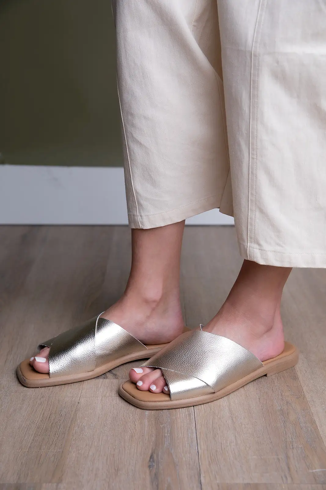 Seychelles Upper Echelon Metallic Sandals