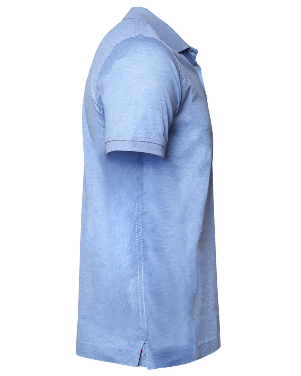 Sky Blue Snap Polo