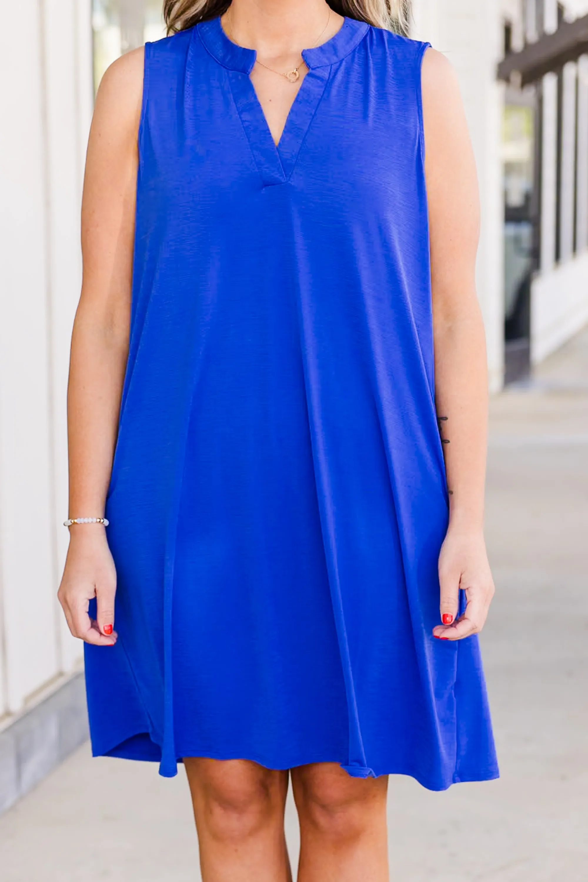 Skyline Dream Dress, Royal Blue