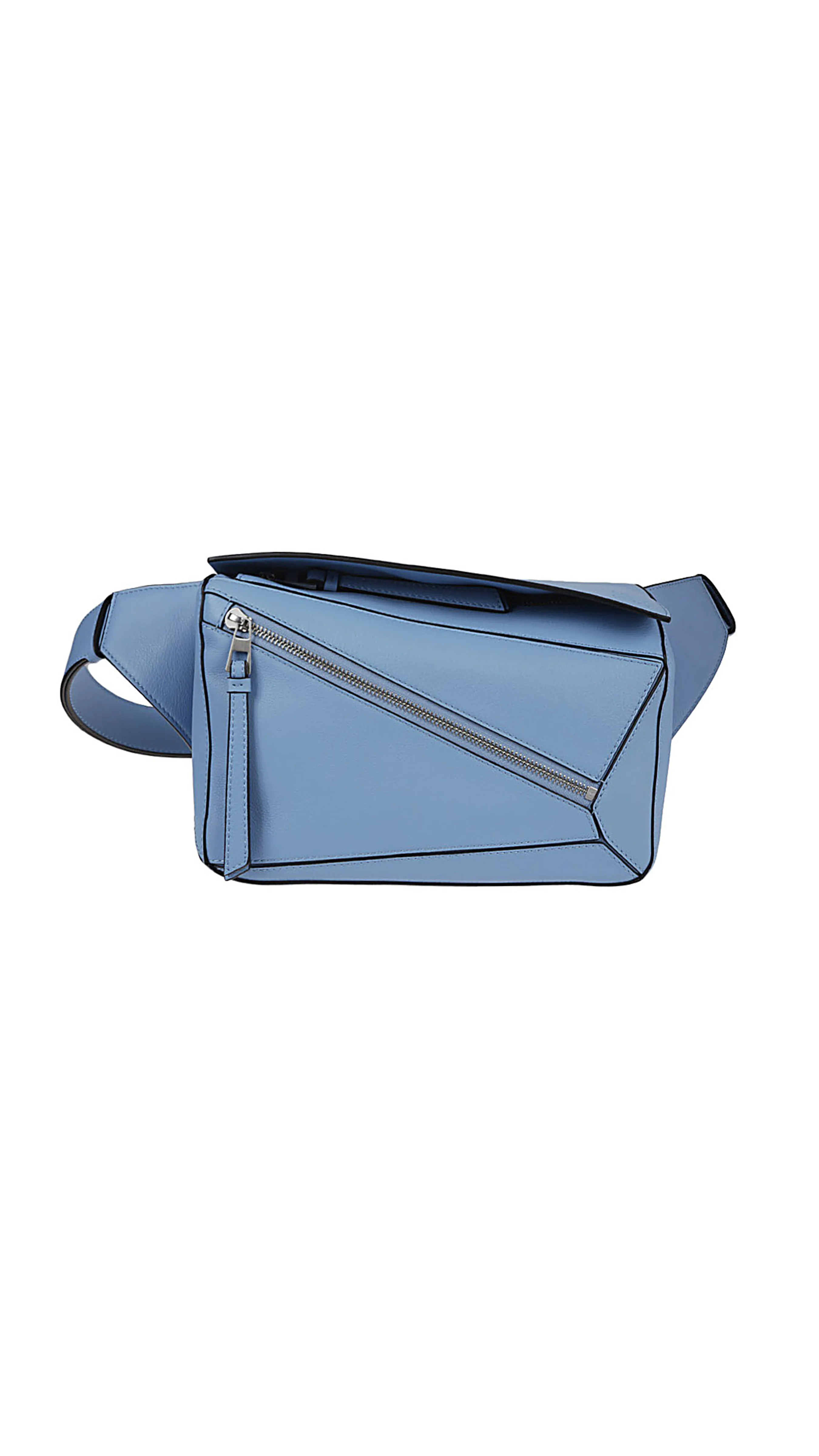 Small Puzzle Bumbag in Classic Calfskin - Olympic Blue