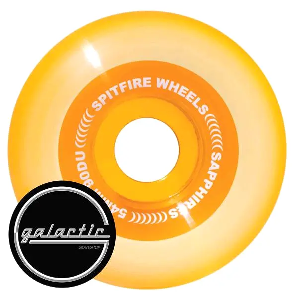 Spitfire 90D Sapphire Clear/Orange Wheel 54mm