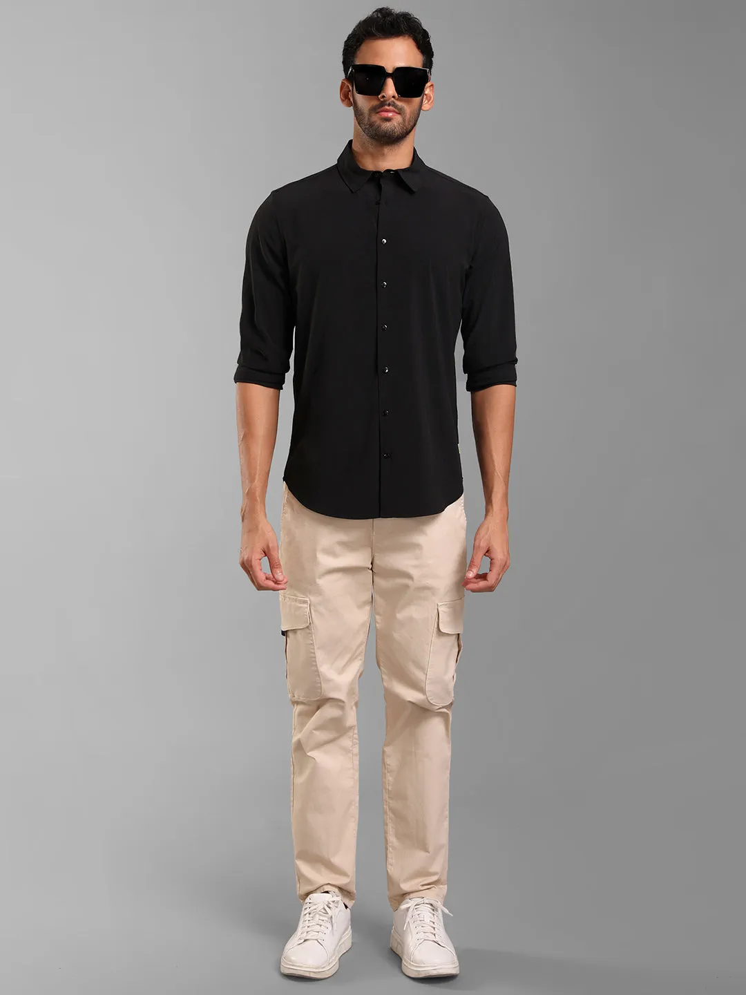 Stretch Nylon Regular Shirt