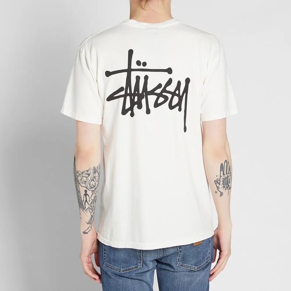 Stussy Pigment Dyed Basic TeeNatural