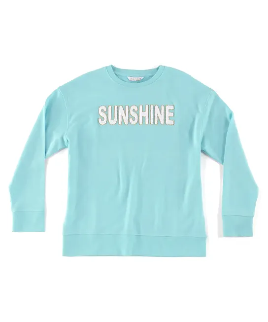 Sunshine Sweatshirt - Turquoise