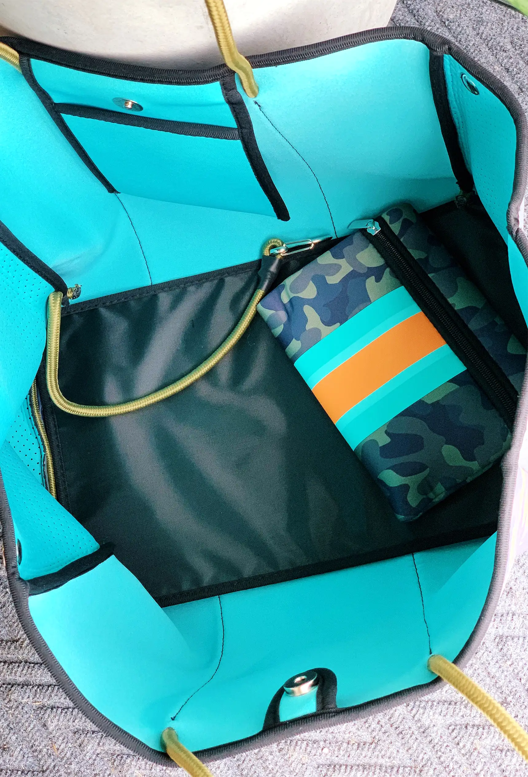 The Taylor Camo Neoprene Tote