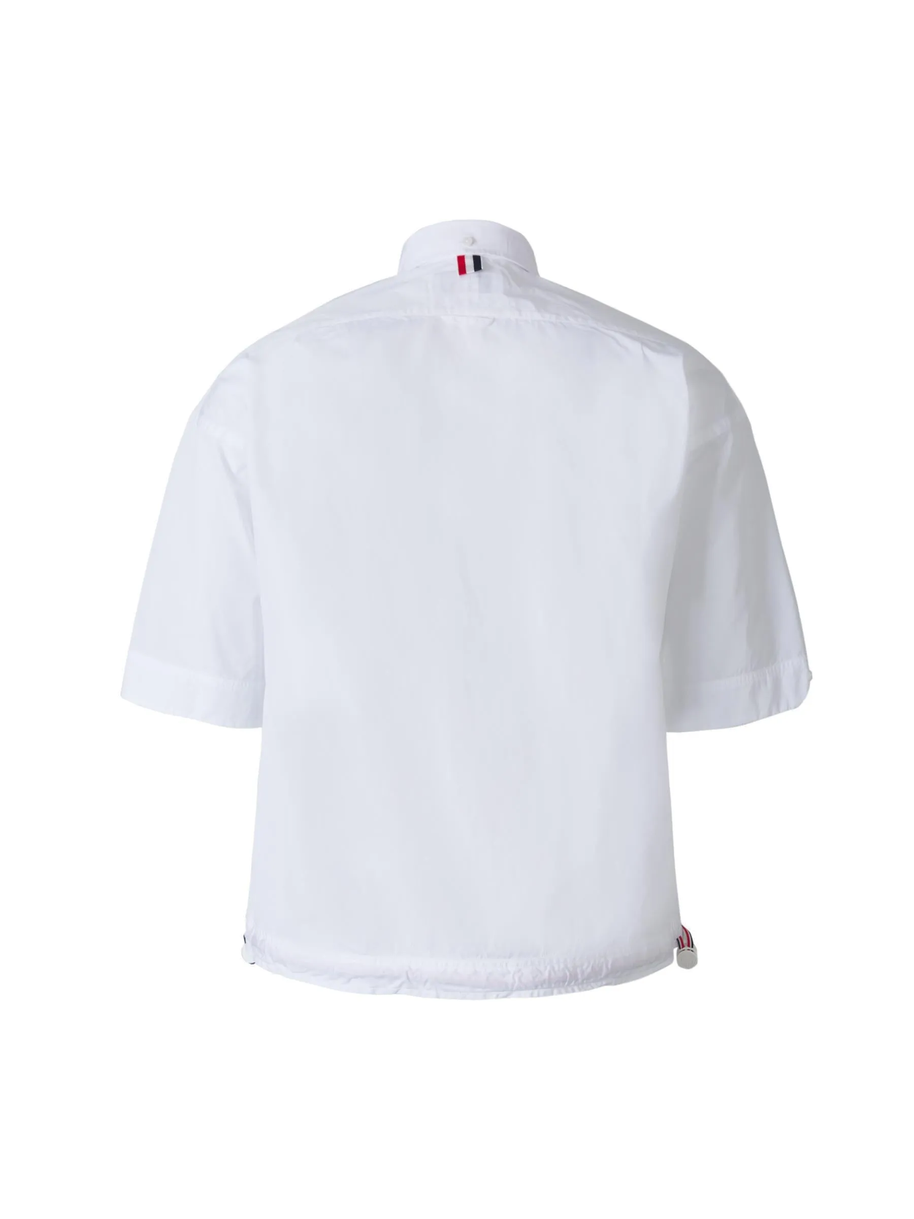 Thom Browne Logo Patch Short-Sleeved Shirt