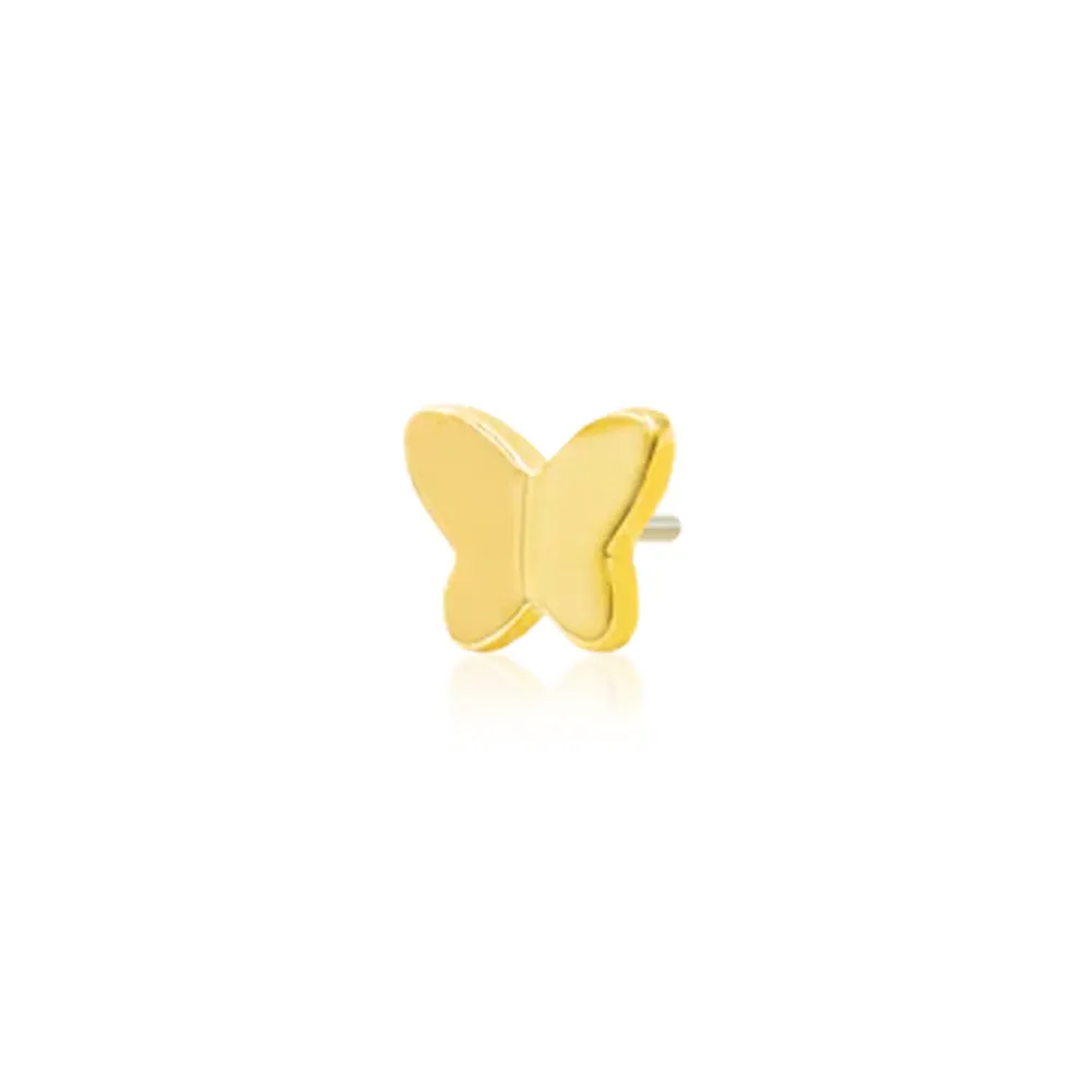 threadless: Gold Butterfly End in Gold