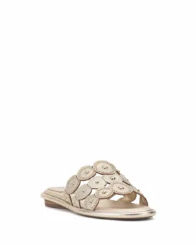 Vince Camuto SENNIE LIGHT GOLD/SOFT GOAT MET