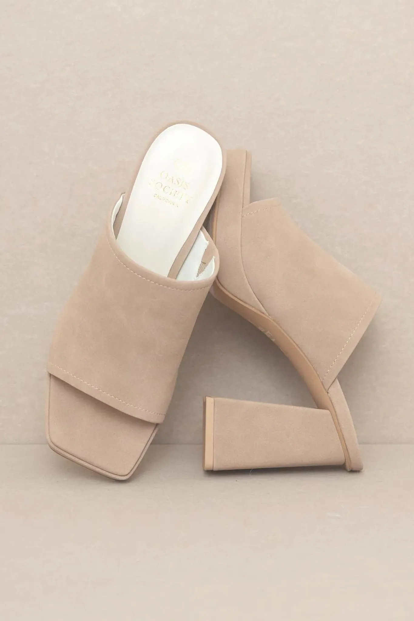 Vivienne Platform Heels Taupe