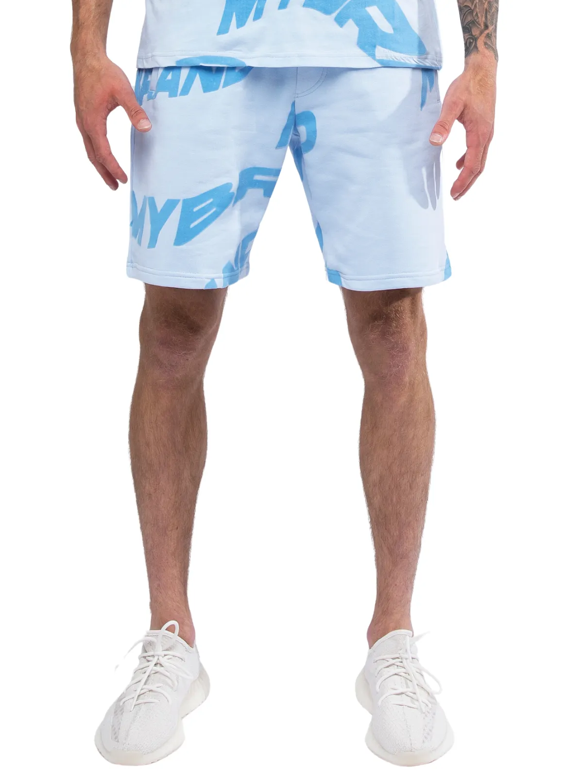 WAVY Dark Mint Capsule Shorts | LIGHT BLUE